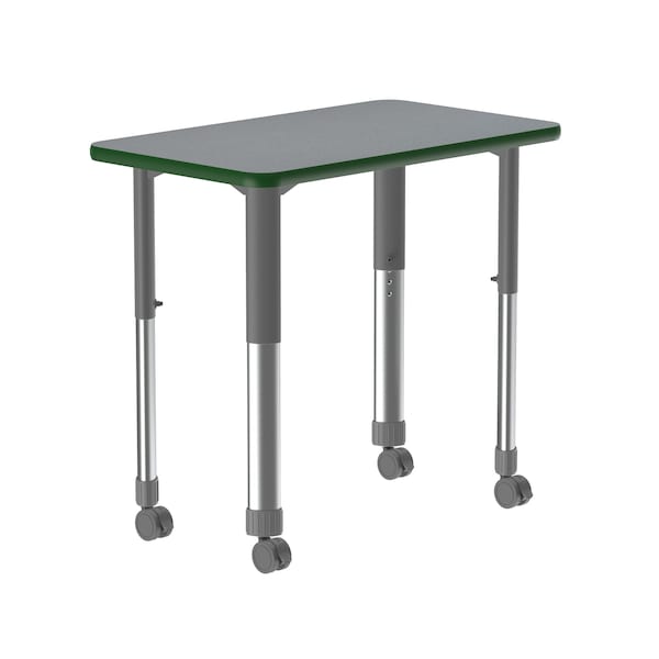 TFL Collaborative Desk - Casters - Rec